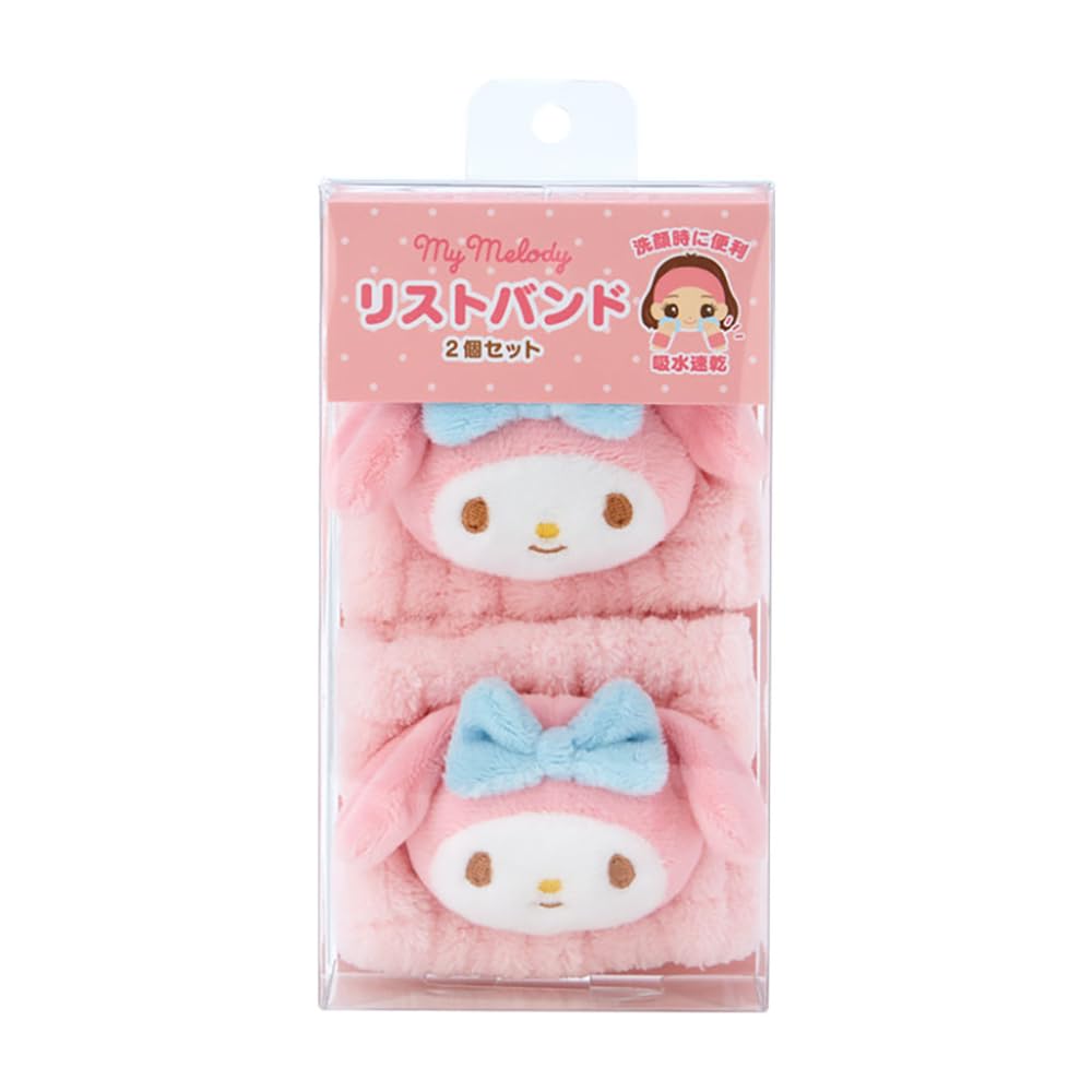 サンリオ(SANRIO) リストバンド2個セット洗顔 マイクロファイバー 吸水 マイメロディ マイメロちゃん my melody キャラクター 490351