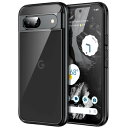 JEDirect Google Pixel 8a 6.1インチ 2024 ケース 黄ばみなし 保護ケース 衝撃吸収 バンパーカバー 傷防止ハードPCバック (ブラック)