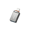 Mcdodo USB-A 3.0 to ライトニング 変換アダプタ OTG機能対応 高速データ転送 USB3.0 to ライトニング 即座アクセス 携帯電話/タブレットの拡張 安定した互換性 iOS16/15/14/13など 新しいiOSシステムは画像/ビデオ/PDF/ワードなどをサポート ダークグレイ