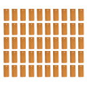 nalaina 竹製スライス 竹木片 (50個セット) チップ タグ 装飾用木材チップ DIY竹木製ペンダント キーホルダー ペンダント 装飾用チップ 飾り物 ...
