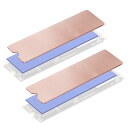 Mauknci m.2 ヒートシンク 銅 薄型 ヒートシンク デスクトップ ラップトップ 用 m.2 ssd ヒートシンク 【2セット】