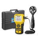 |デジタル風速計 BTMETER BT-846A風量計 風力計 風向計 温度計搭載 ベーン式気流風流速度計 簡易風量測定器 CFM CMM風量測定 600セット...