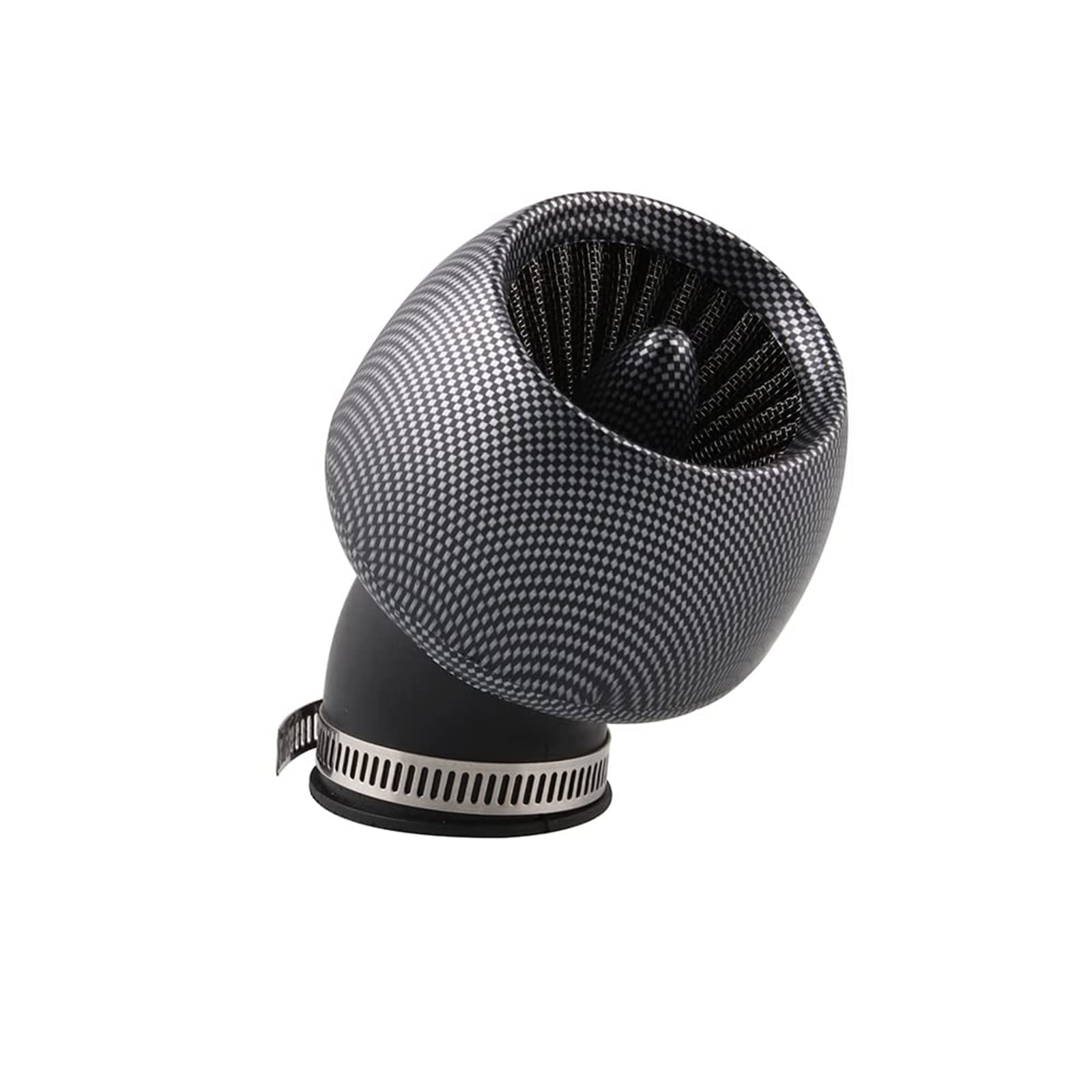 RUIEN 汎用 バイク用 カーボン調 エアフィルター パワーフィルター エアクリーナー 28mm 35mm 42mm 48mm JAZZ マグナ50 モンキー ゴリラ エイプ スーパーカブ リトルカブ など