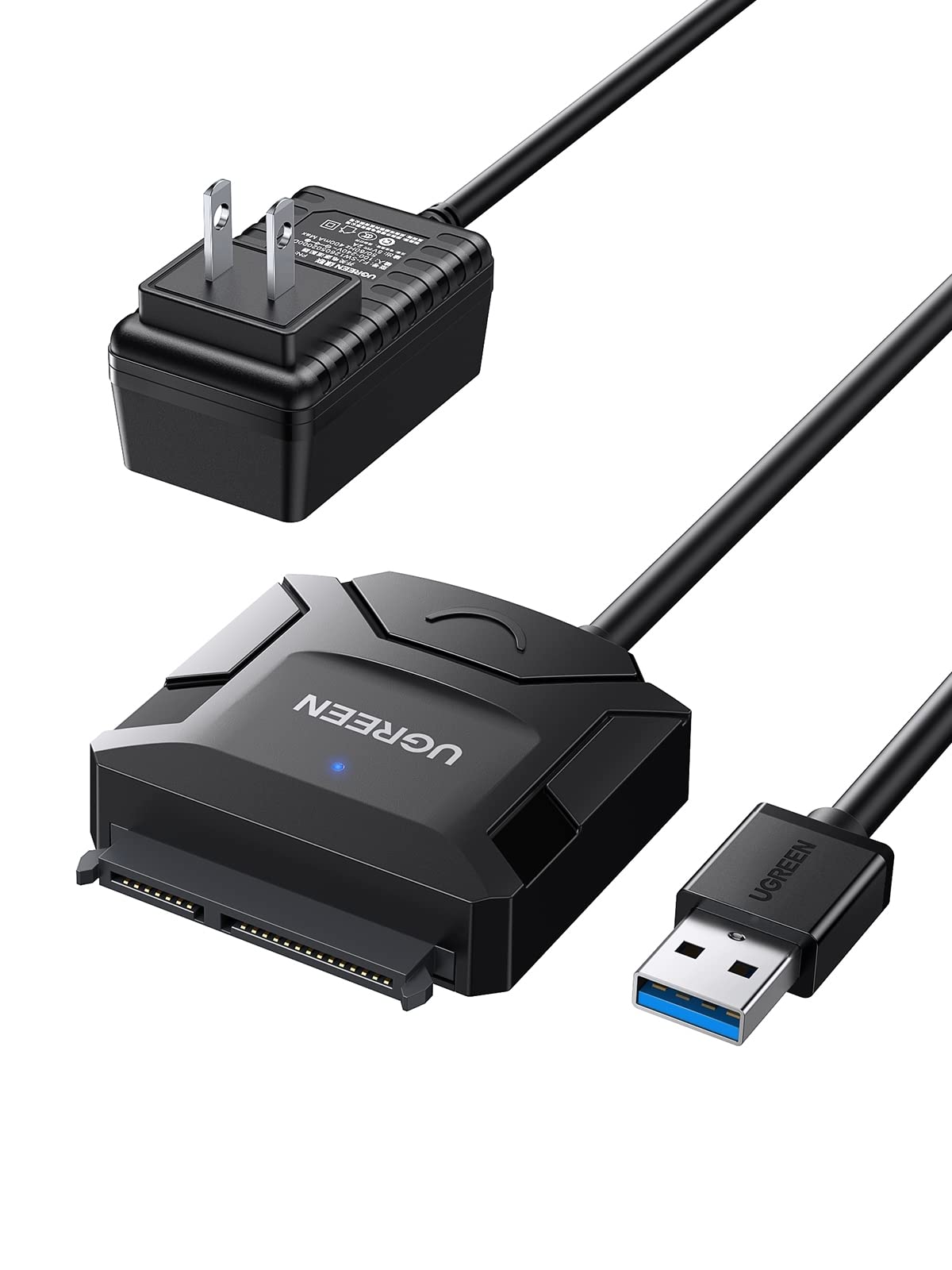 UGREEN SATA USBѴ֥ sata usb Ѵץ USB3.0³ 2.5/3.5 6TB HDD/SSD...