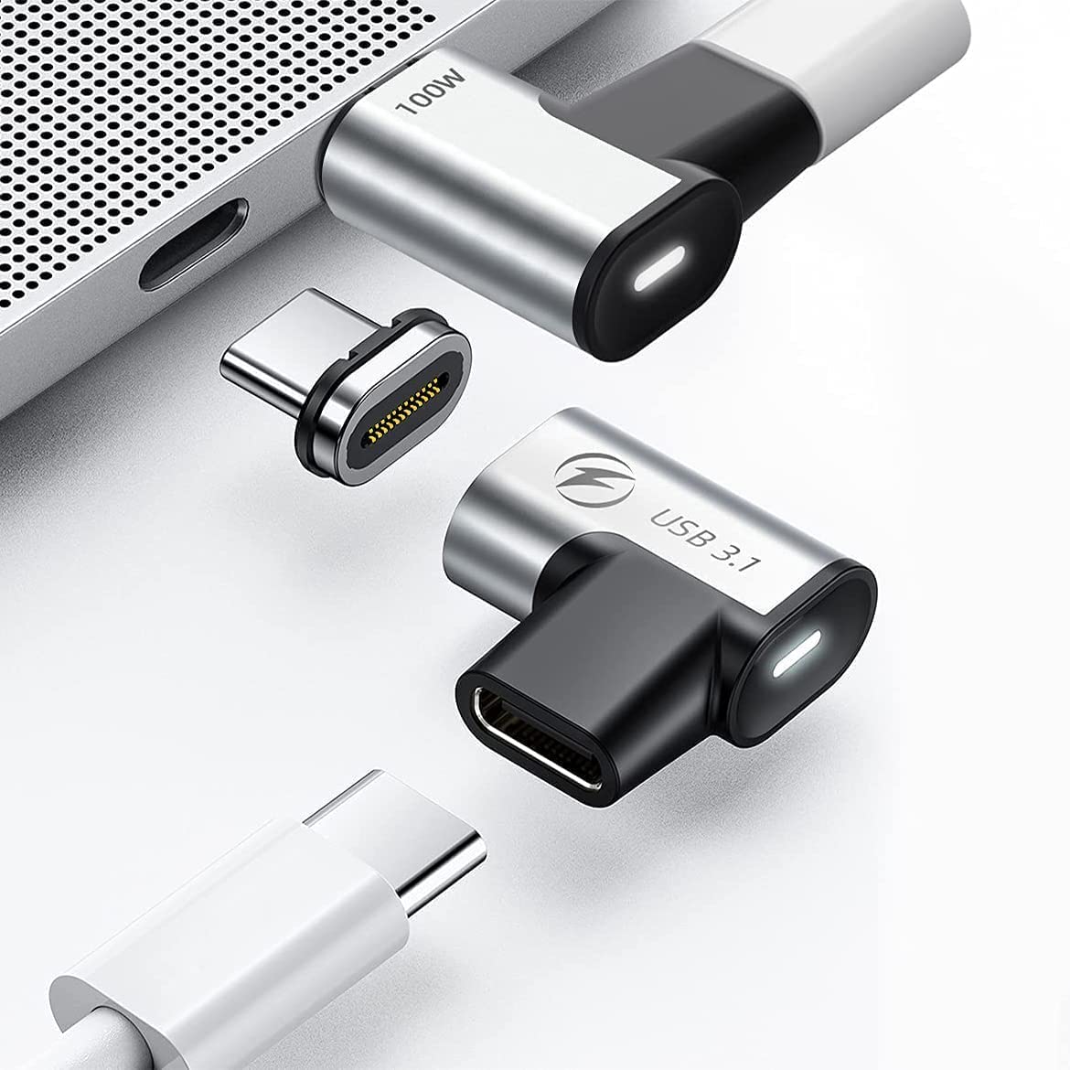 USB-Cޥͥåȼץ (2ĥå) 24ԥ USB3.1 10GbpsΥǡž 60Hz4Kư 100WUSB ...