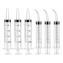 ペット シリンジ 12ml 20ml 6本セット 犬 猫用 給餌 給水 流動食 注射器 曲げノズル 計量用 注入器 投薬 哺乳器 水やり インク オイル 注入 ...