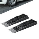 Donext カースロープ リフト タイヤスロープ 耐荷重3t スロープジャッキ タイヤ止め 整備用スロープ 低床スロープ 2個セット