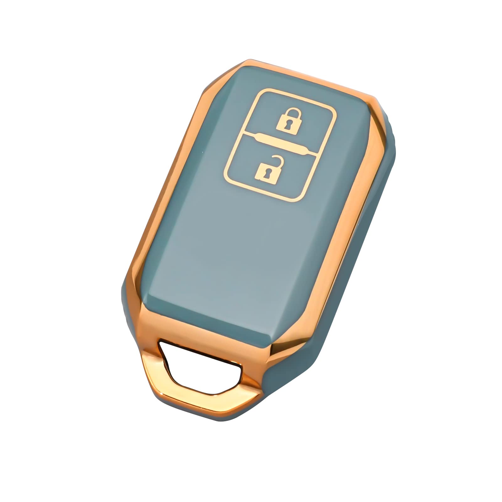 [OFFCURVE] スズキ/suzuki用 スマート キーケース キーカバー 2ボタン 耐衝撃 スクラッチ防止 キーホルダー オシャレ 手触りいい 高級 電波障害なし クロスビー XBEE 新型 ワゴンR 新型ワゴンRスティングレー 新型ジムニー リモコンキー ケース 車用 TPU素材