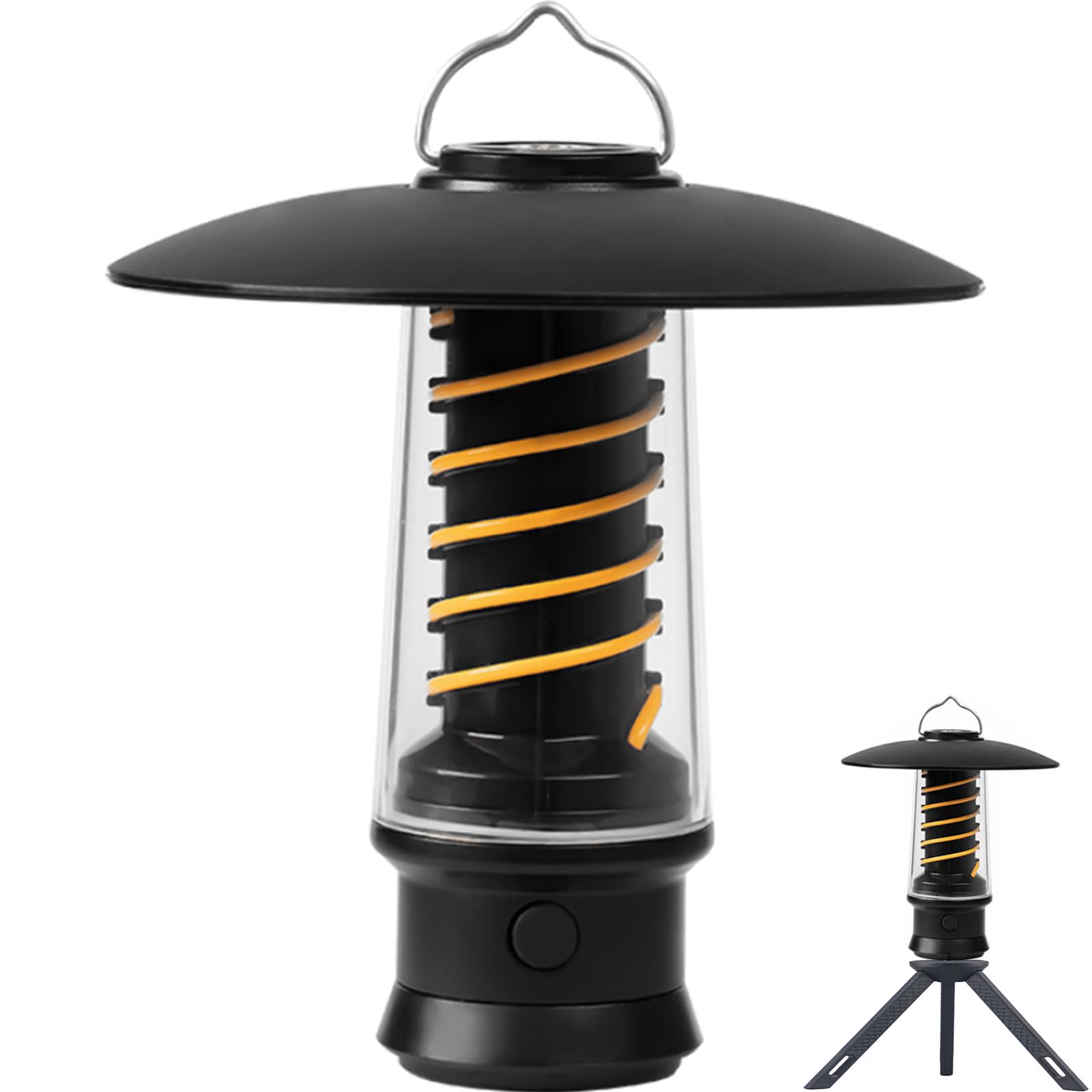 UJHOSLD【1個セット・新登場】 LEDランタン キャンプランタン 懐中電灯 多機能 ミニ ランタン USB充電式 3点灯モード 光量調節 4.5-25時間照明 2500mAh大容量バッテリー IPX4防水アウトドア ライト キャンプ 夜釣り ピクニック 防災 応急などアウトドア用(1)