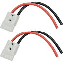 CESFONJER 120A 600V バッテリーコネクター (2 セット)、クイックコネクトクイックディスコネクトバッテリーコネクタ、25cm 6 AWG バ...