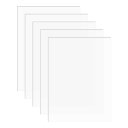 DARENYI 5枚入り 透明アクリル板 A5サイズ 厚さ2mm x 長さ210mm x 幅148mm 高透明アクリルボード クリア板 保護フィルム付き