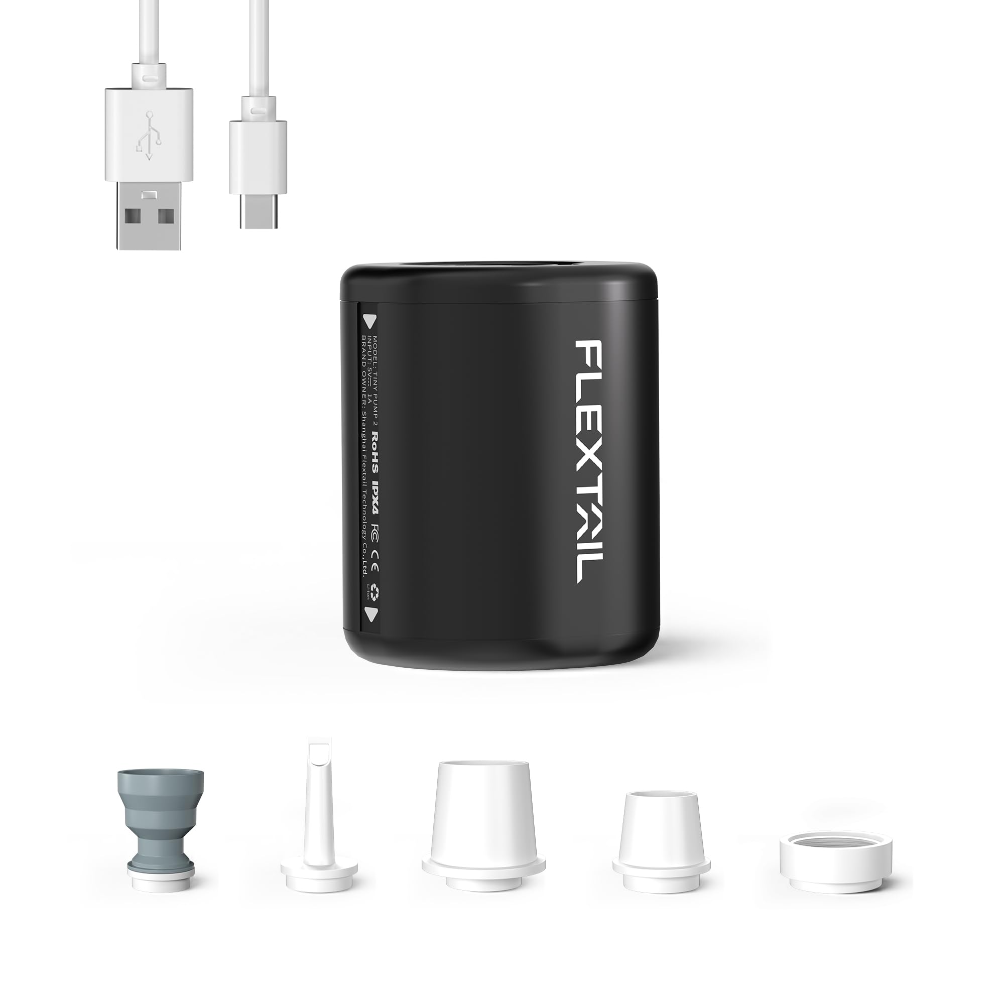 FLEXTAILGEAR TINY PUMP 2 ݥ ưݥ ݥ Ӽ Ƿ 4Kpa TYPE-Cż 800mAh...