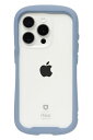 iFace Reflection iPhone 15 Pro ケース クリア 強化ガラス (ペールブルー)【アイフェイス アイフォン15pro 用 iphone15プロ 用 カバー 韓国 耐衝撃 透明 ストラップホール】