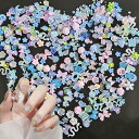 ネイルパーツ 約300個入り 3D 立体 花 ハート 蝶 リボン ネイルパーツ ストーン 可愛い 大きめ シェル へび ネイルアート デコパーツ 半円パール ジ...