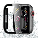 【2024強化モデル】BELIYO 対応 アップルウォッチ カバー Series SE2/SE/6/5/4 Apple Watch ケース 防水カバー ガラスフィルム 一体型 アップルウォッチ ケース 全面保護 高耐久 高透過率 装着簡単 3D直角エッジデザイン Apple Watch カバー PC素材 二重構造(44mm,ブラ