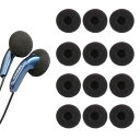 DELUXEFOX ヘッドホン 交換用 イヤーパッド 直径18mm イヤホンカバー スポンジ 6セット(12枚入り)