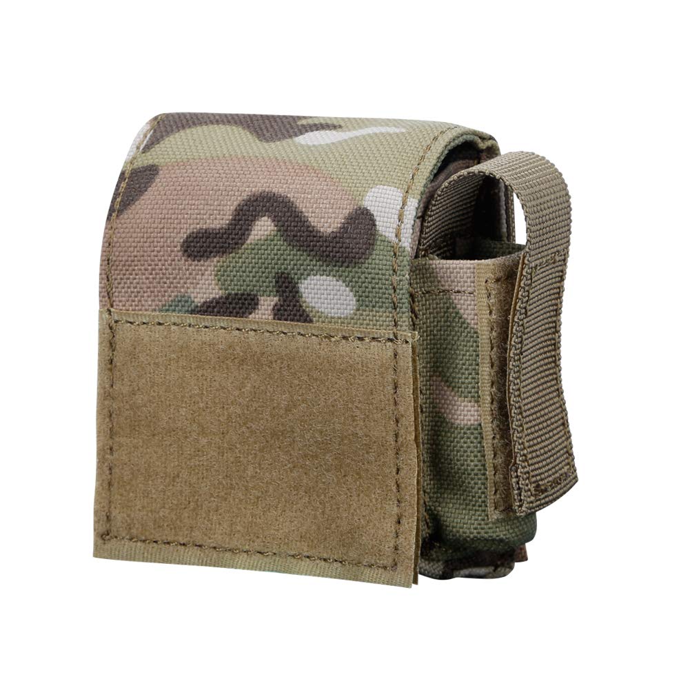 [PHOENIX IKKI] タバコ たばこ 煙草 ライター 収納 ポーチ ケース 収納ケース タバコケース タバコポケット 喫煙具 煙草入れ モールストラップ付き 携帯便利 CP迷彩