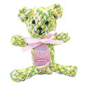 ノルコーポレーション 歯ミガキトイ DENTALROPEBEAR イエロー&グリーン 4535304076308 犬用デンタル ぬいぐるみ