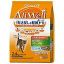 オールウェル 室内猫用 贅沢素材入りフィッシュ味 2.4kg 4520699622360 天然小魚とささみフリーズドライ入り ユニ・チャーム ドライフード