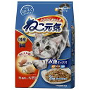 ねこ元気 お魚ミックス まぐろ・かつお・白身魚入り 2kg) ユニチャーム 4520699678909 キャットフード ドライフード 成猫