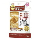 MiauMiau(ミャウミャウ) クリーミー 和牛風味 パウチ 40g 4571104713999 アイシア