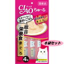 チャオ ちゅ〜る 総合栄養食 まぐろ 14g×4本 6袋セット 4901133718854-6 いなばペットフード キャットフード おやつ ちゅーる