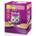 カルカンパウチ 2種のセレクション まぐろ かつお節入り まぐろ さけ入り 60g×8袋(2種類×4) 4902397873501 成猫用 1歳〜7歳