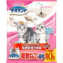 ユニチャーム　デオサンド　複数ねこ用紙砂 10L 【5400円以上送料無料　北海道沖縄は配送不可です】トイレ砂/紙砂/猫用品/猫砂/トイレ砂