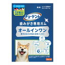 チューデント 歯みがき専用ガム オールインワン M ミルク風味 70g(約12本) 4562149054109 ハーツ 国産 小〜中型犬用デンタル 歯みがき