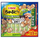 いなば ちゅるビ〜 ささみと焼ささみ 野菜入り お腹の健康配慮 10g×18袋入り 4901133765001 犬用 おやつ