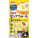 いなば ピュア ちゅ〜る とりささみ チーズ入り 14g×4本 4901133779398 犬 おやつ ささみ