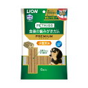 食後の歯みがきガム プレミアム 小型犬用 6本 ペットキッス ライオン【4903351005174】