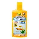 メダカ用の粘膜保護成分が入っている水質調整剤です。 うるおい成分である強力保護コロイドが体表を包み、魚の健康な粘膜やエラを守る水に調整します。 水道水に含まれる有害なカルキやクロラミン、重金属である銅や亜鉛、鉛、カドミウムなどを無害化します。 ミネラルを豊富に含み、水道水を自然環境水に近づけます。 天然の海藻抽出成分が水槽のろ過バクテリアの定着を促し、透明でクリアな水を作ります。 【使用方法】 水槽設置時、水換え時に水10Lに対して本品10mlの割合で入れ、良くかき混ぜて完全に溶かしてください。 【生産国】 ドイツ　