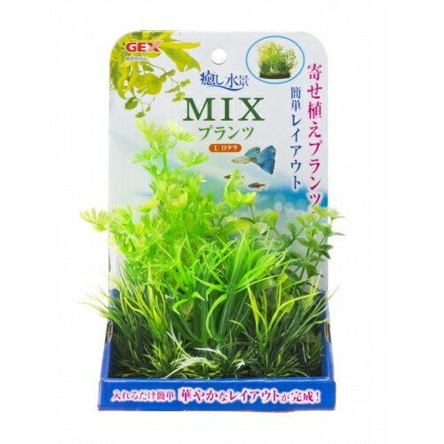 人気のプランツを寄せ植え。 華やかなレイアウトが完成するMIXプランツシリーズ 【サイズ】 約幅16×奥行9×高さ15cm　