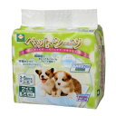 トイレシーツ 厚型【ワイド】(54枚入) ずれ防止テープ付き【日本製】犬用品/ペットシーツ/ワイドサイズ