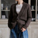 YURI PARK 23AW SARAN 3GG Vneck Cardigan