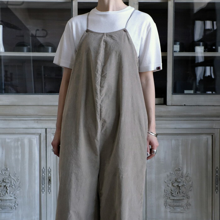 ALBUM DI FAMIGLIA 25AW VELVET SALOPETTE【全2色】