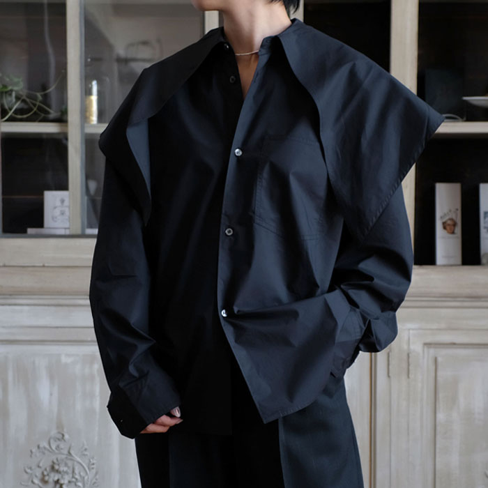 SOFIE D'HOORE 23SS Oversized Collar Shirt With Chest Pocket