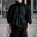 yAEgbgzSOFIE D'HOORE 23AW Wide top with puff sleeve and ruffle collar