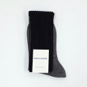 SOFIE D'HOORE 23AW Bi-color ribbed cotton knee-high socks