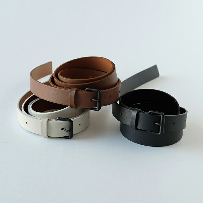 Rakuten - SOFIE D'HOORE 25AW スムースレザーベルト【全3色】