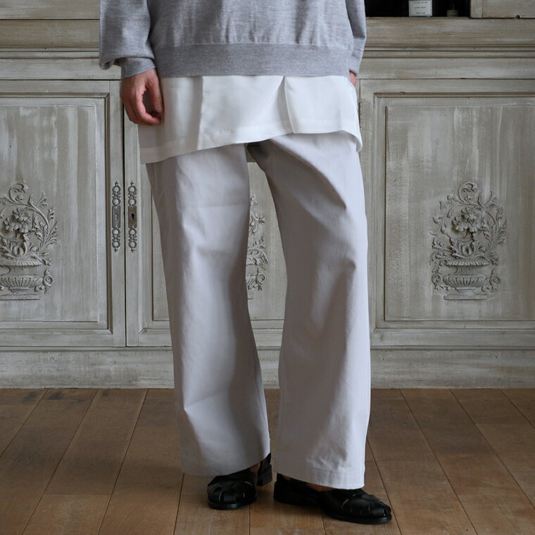 Rakuten - SOFIE D'HOORE 26SS relaxed low crotch pants cotton gabardine【全2色】