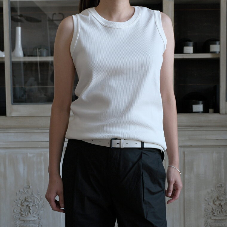 Rakuten - SOFIE D'HOORE 26SS cotton rib tank top【全3色】