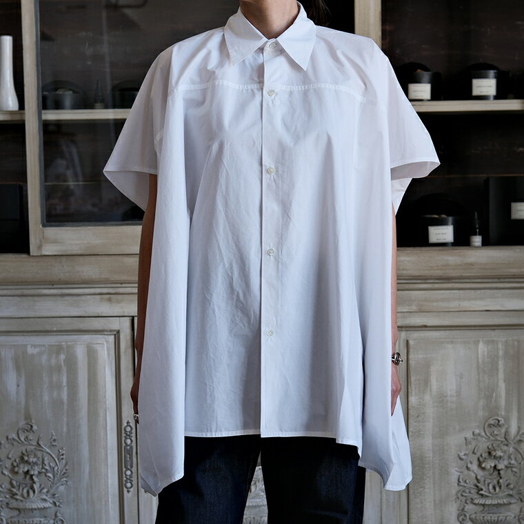 Rakuten - SOFIE D'HOORE 26SS wide short sleeve shirt cotton poplin【全2色】