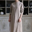 KristenseN DU NORD 24SS COTTON LINEN BAND COLLAR POCKET DRESS