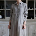 KristenseN DU NORD 24SS CANAPA HEMP BUTTON DRESS