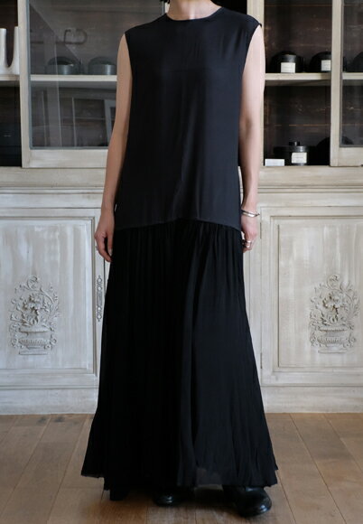 KristenseN DU NORD 25AW SILK SATIN FLOATY DRESS