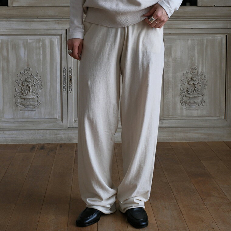 Rakuten - extreme cashmere 26SS relax cotton cashmere knit pants【全2色】
