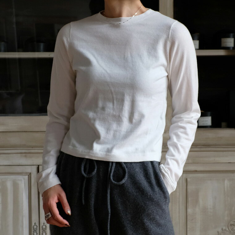 Rakuten - extreme cashmere 26SS lisa cotton cashmere long sleeve tee【全2色】