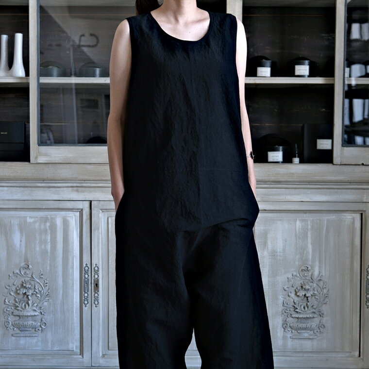 Rakuten - SOFIE D'HOORE 26SS loose fit sleeveless jumpsuit linen cotton